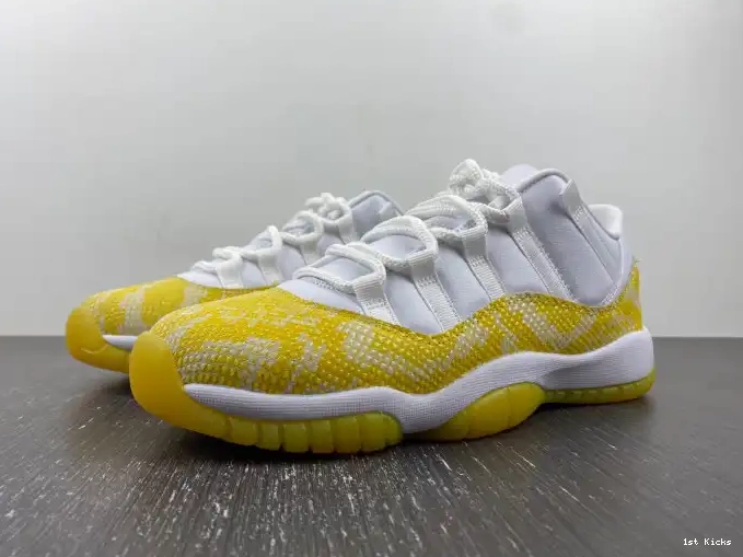Jordan WMNS Low Air AH7860-107 Yellow 11 Snakeskin 0531